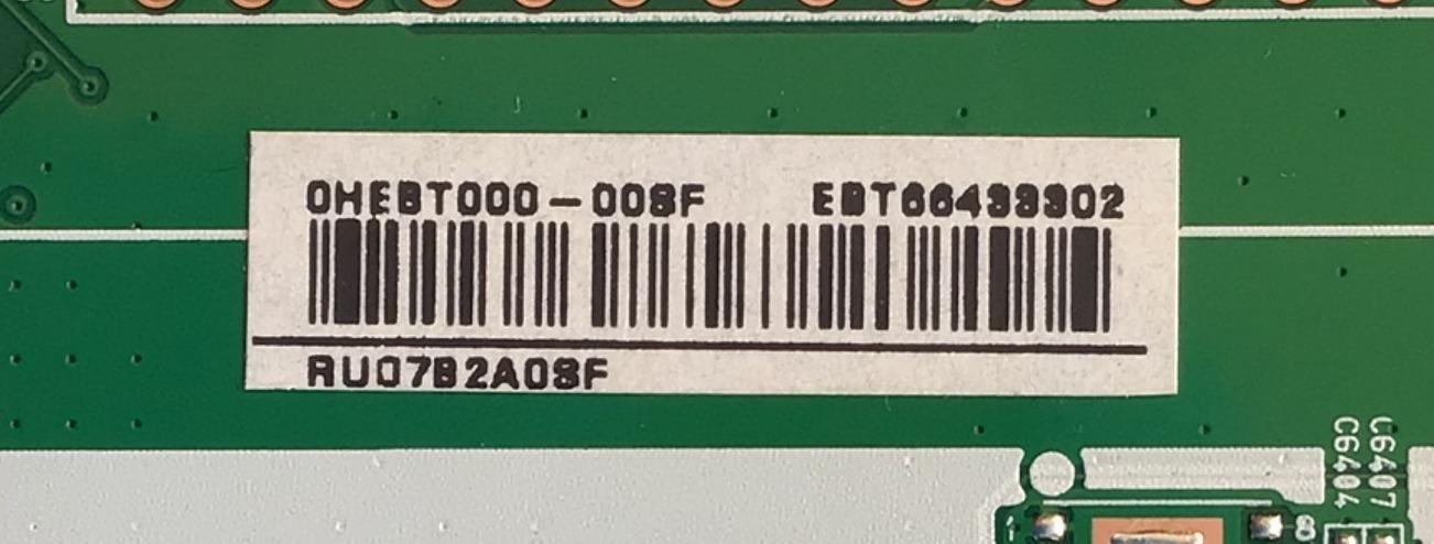MAIN PARA SMART TV LHG 4K UHD HDR RESOLUCION (3840 x 2160) / NUMERO DE PARTE EBT66433302 / EAX69083603(1.0) / OHEBT000-008F / RU07B2A08F / PANEL NC650DQG-AAHX1 / MODELO 65UN7300PUF.BUSWLKR / 65UN7300PUF - Imagen 3