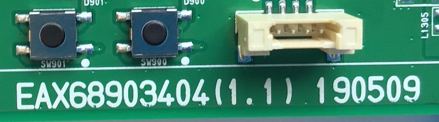 TARJETA FRC PARA SMART TV LG NANOCELL 8K UHD CON HDR RESOLUCION (7680x4320) / NUMERO DE PARTE EBU65792301 / 65792301 / EBU66215301 / 66215301 / EBU65824701 / 65824701 / EAX68903404(1.1) / PANEL NC750DZD-AAHH1 / MODELOS 75SM9970PUA / 75SM9970PUA.AUSYUH - Imagen 2