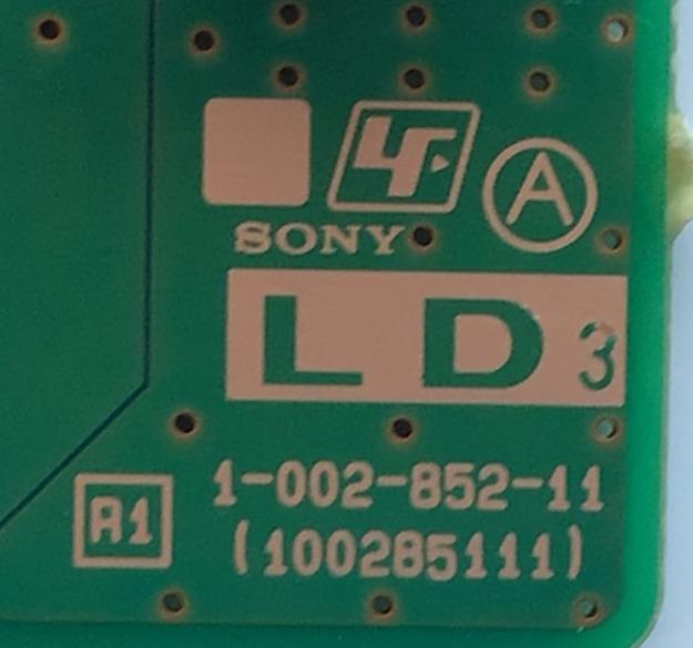 TARJETA LD4 PARA TV SONY / NUMERO DE PARTE A5010442A / 1-002-852-11 / 10028511 / A-5010-442-A / PANEL YS9F043HNO01 / MODELO XBR-43X800H / XBR43X800H - Imagen 2