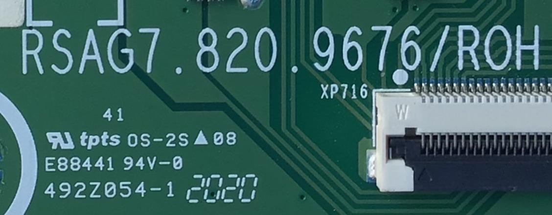 LED DRIVER PARA TV HISENSE / NUMERO DE PARTE 261877 / RSAG7.820.9676/ROH / TX205V9M6G / B002 / PANEL JHD500X3U51-TA\S0\FJ\GM\ROH / MODELO 50H8G - Imagen 2