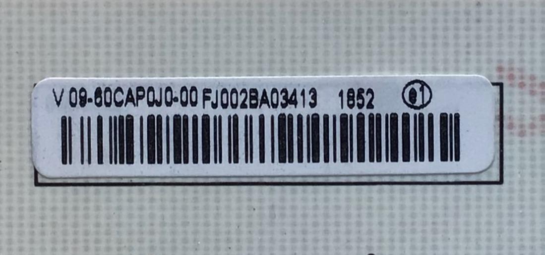 FUENTE DE PODER PARA TV VIZIO NUMERO DE PARTE 09-60CAP0J0-00 / 1P-118BX01-1010 / V 09-60CPA0J0-00 / FJ002BA03413 / PANEL SD600DU1.1 / V605-G3 LFTRYRKV / V605-G3 - Imagen 2