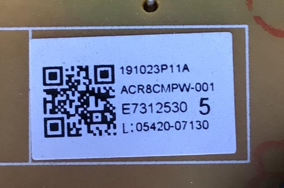 FUENTE DE PODER PARA TV SANYO NUMERO DE PARTE ACR8CMPW / BACR8AF0102 1 / E7312530 / 191023P11A / ACR8CMPW-001 / PANEL HV650QUB-F90 / MODELO FW65R70F - Imagen 2