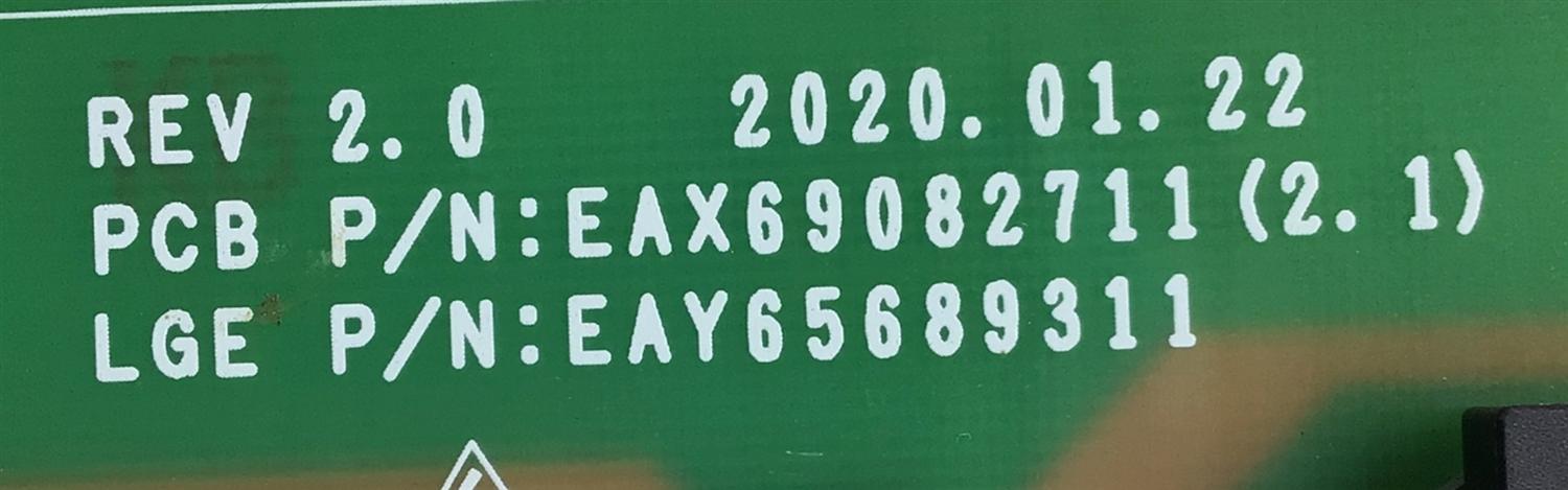 FUENTE DE PODER PARA TV LG NUMERO DE PARTE EAY65689311 / EAX69082711 (2.1) / 65689311 / PANEL AC650AQLWNA1_RS / MODELO OLED65GXPUA.DUSQLJR / OLED65GXPUA - Imagen 3