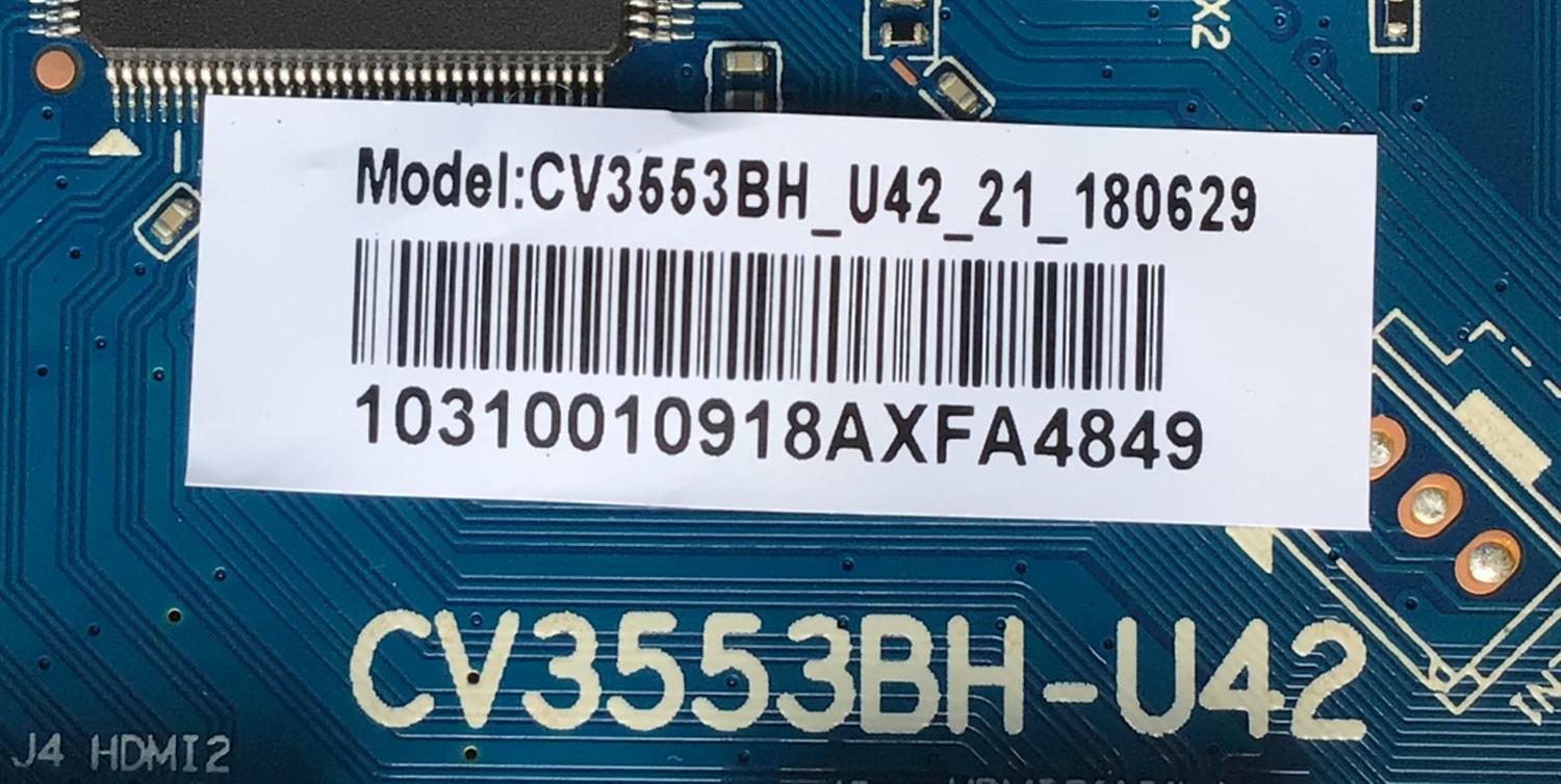 MAIN FUENTE PARA TV WESTINGHOUSE RESOLUCION (1920 x 1080) NUMERO DE PARTE 103100109 / CV3553BH-U42 /  W18147-2-SY  / 10310010918AXFA / PANEL T500-TAF-DLED / DISPLAY CV500U1-T01 / MODELO WD49FB1018 - Imagen 2