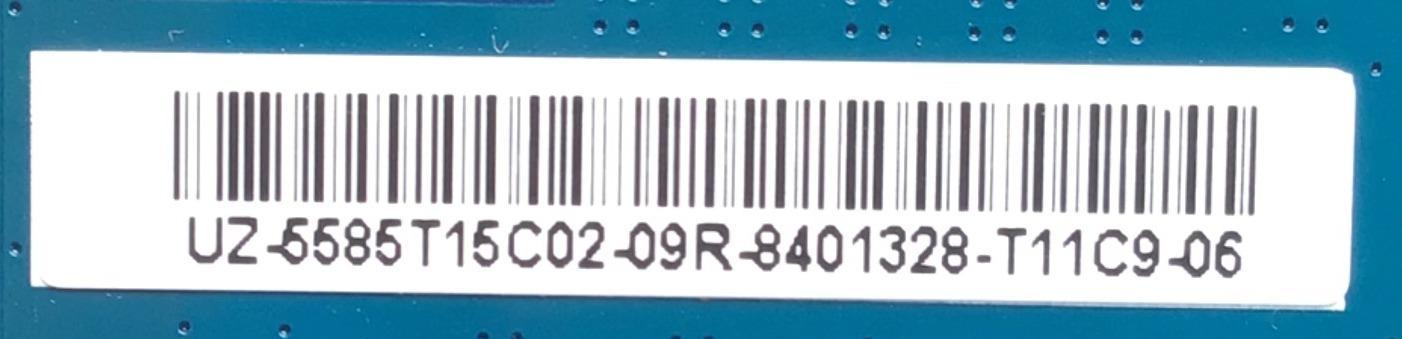 T-CON PARA TV VIZIO / NUMERO DE PARTE 55.85T15.C02 / 85T15 C01 CTRL / 5585T15C02 / UZ-5585T15C02-09R-8401328-T11C9-06 / PANEL T850QVF06.0 / MODELO P85QX-H1 LTYAZUKW / P85QX-H1 - Imagen 3