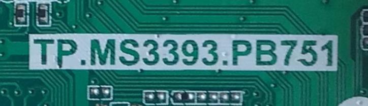 MAIN FUENTE PARA TV ELEMENT NUMERO DE PARTE K17051743 / TP.MS3393.PB751 / E17133-SY / K17051743-0A02782 / PANEL T400-V35-DLED / MODELO ELGW4017 - Imagen 4