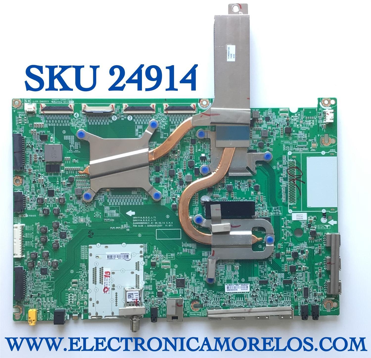 MAIN PARA TV LG NUMERO DE PARTE EBT66526401 / Class HDR 8K UHD Smart Nanocell IPS / EAX69086506 / PANEL HC650DAD-SLCAA-2142 / MODELO 65NANO99UNA.AUSWLJR /  65NAN099UNA