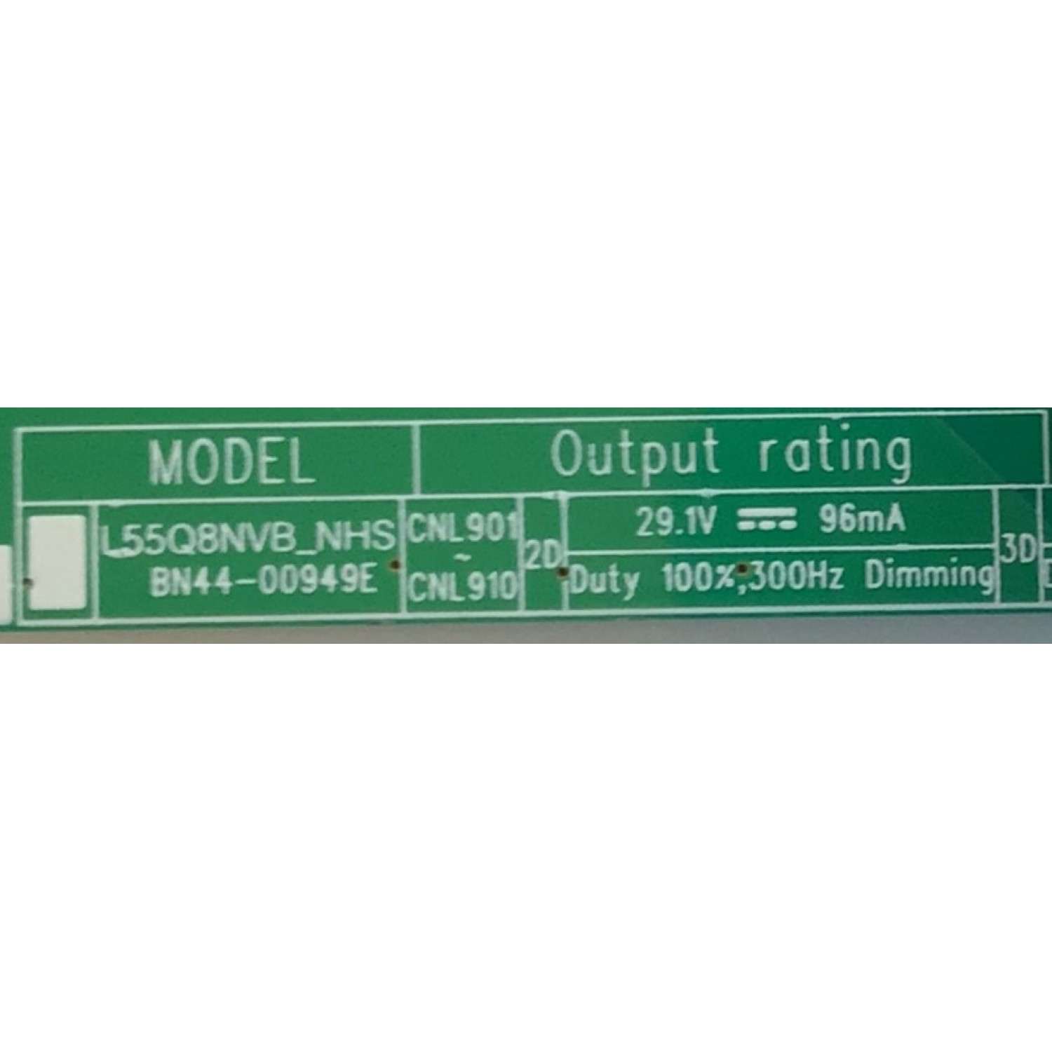 LED DRIVER PARA TV SAMSUNG NUMERO DE PARTE BN4400949F / L55Q8NVB_NHS / BN44-00949E / BN44-00949F / BN44-0949G / MODELO QN65Q8FNBFXZA - Imagen 3