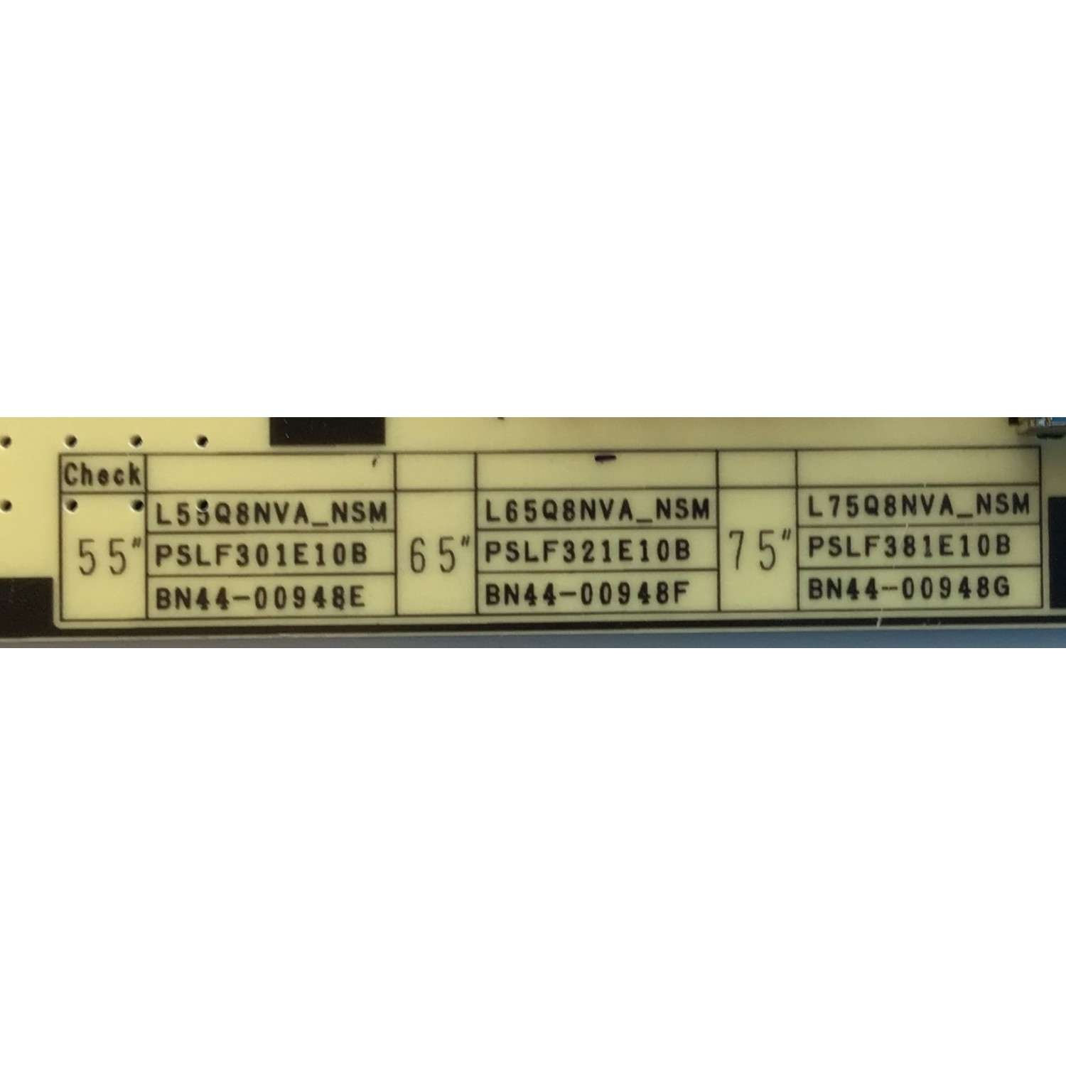 FUENTE PARA TV SAMSUNG NUMERO DE PARTE BN4400948F / L65Q8NVA_NSM / BN44-00948E / BN44-00948F / BN44-00948G / MODELO QN65Q8FNBFXZA - Imagen 3