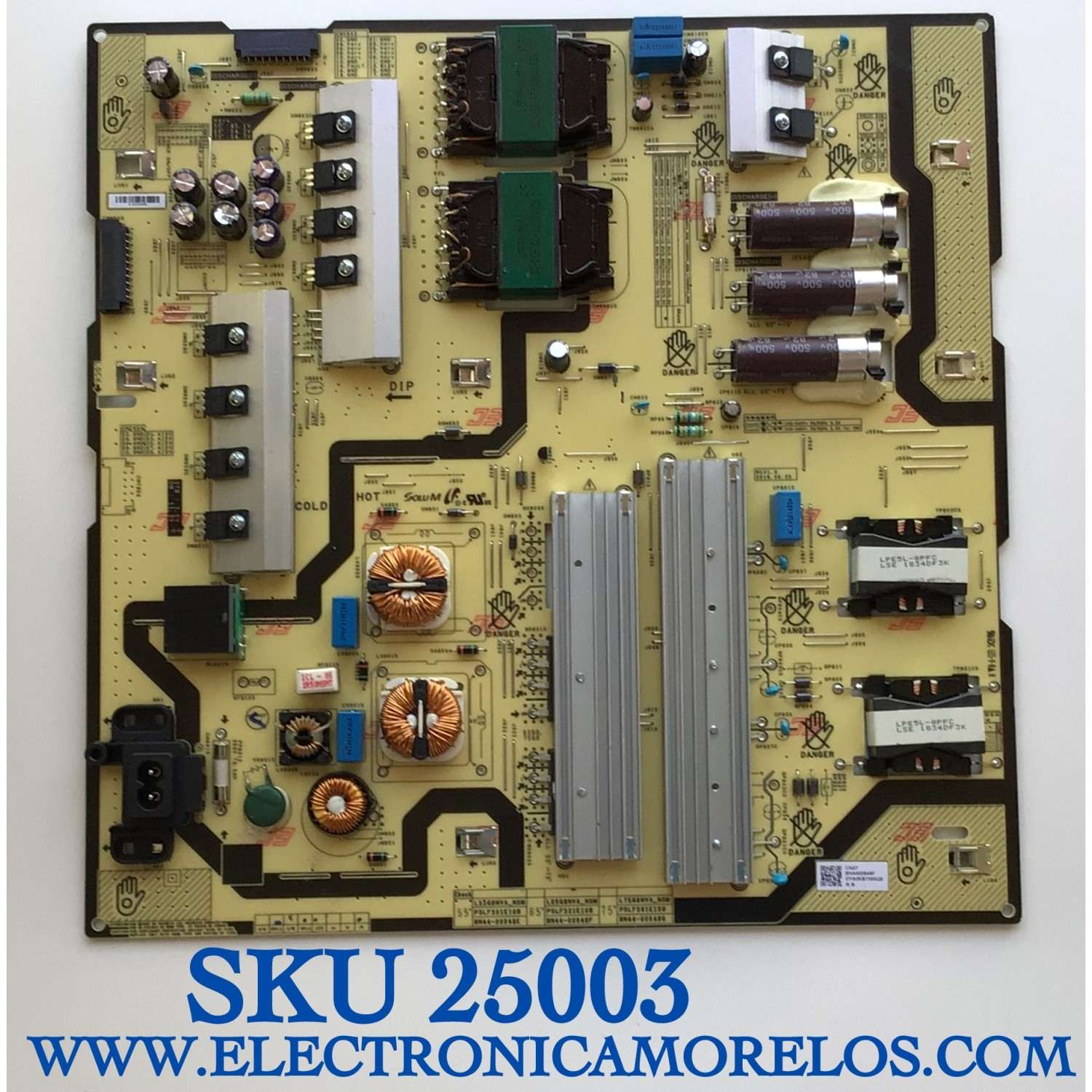 FUENTE PARA TV SAMSUNG NUMERO DE PARTE BN4400948F / L65Q8NVA_NSM / BN44-00948E / BN44-00948F / BN44-00948G / MODELO QN65Q8FNBFXZA