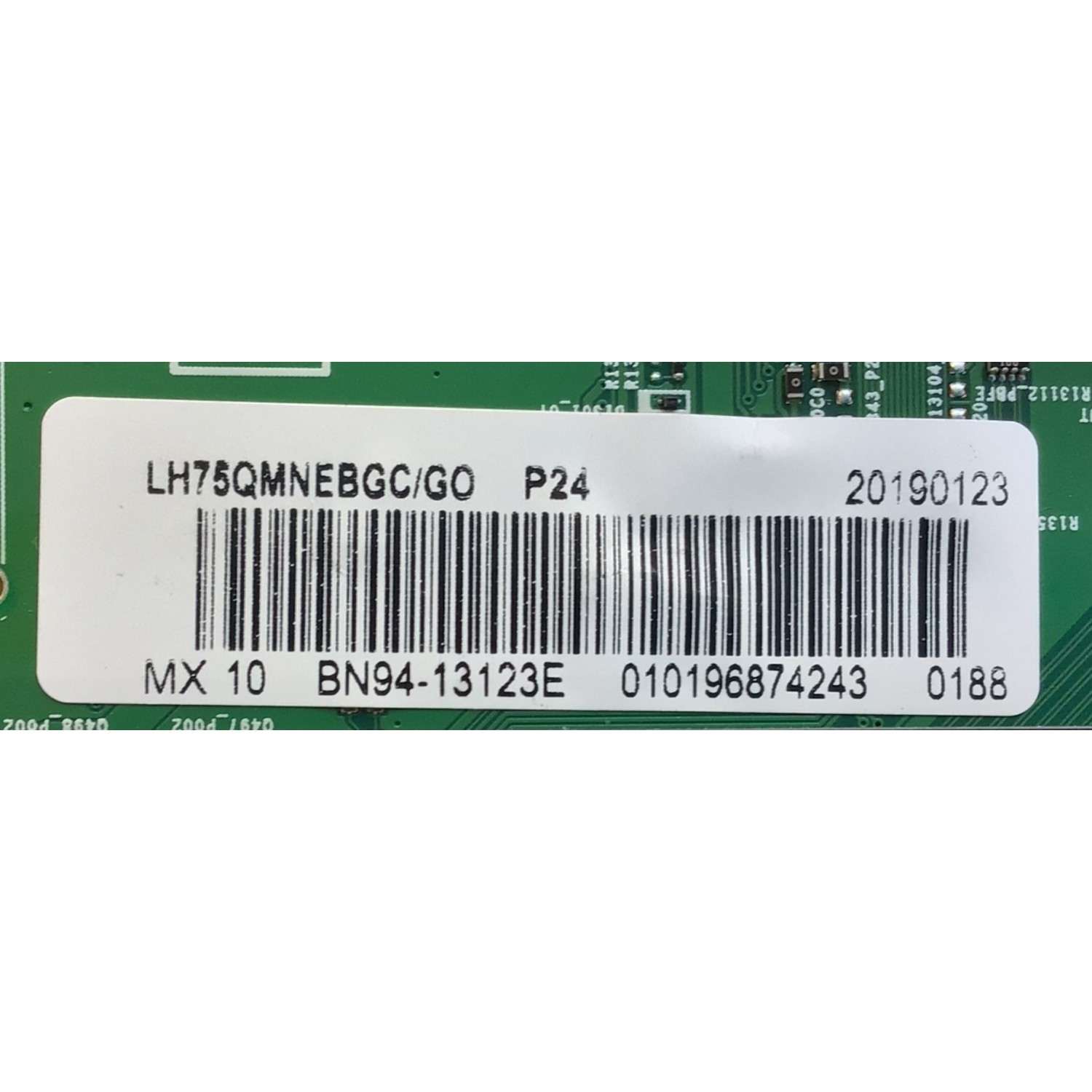 MAIN PARA TV SAMSUNG 4K UHD RESOSLUCION (3840 x 2160) NUMERO DE PARTE BN94-13123E / BN97-14601A / BN9413123E / BN41-02655A / 20190123 / 010196874243 / MODELO LH75QMNEBGC/GO - Imagen 2