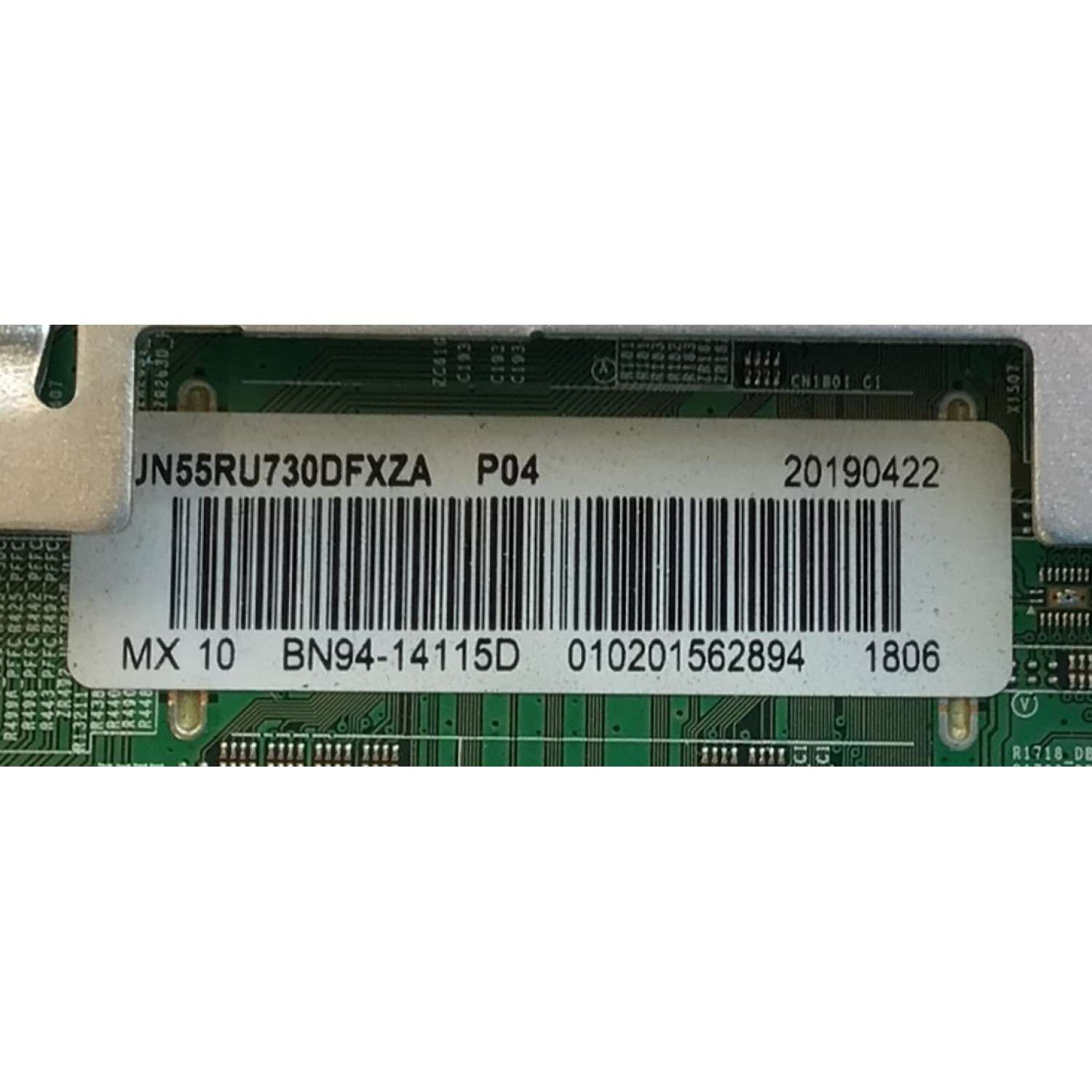 MAIN PARA TV SAMSUNG NUMERO DE PARTE BN94-14115D / BN41-02703A / BN97-15633H / 20190422 / 010201562894 / MODELO UN55RU730DFXZA CA04 / UN55RU7300FXZA - Imagen 2
