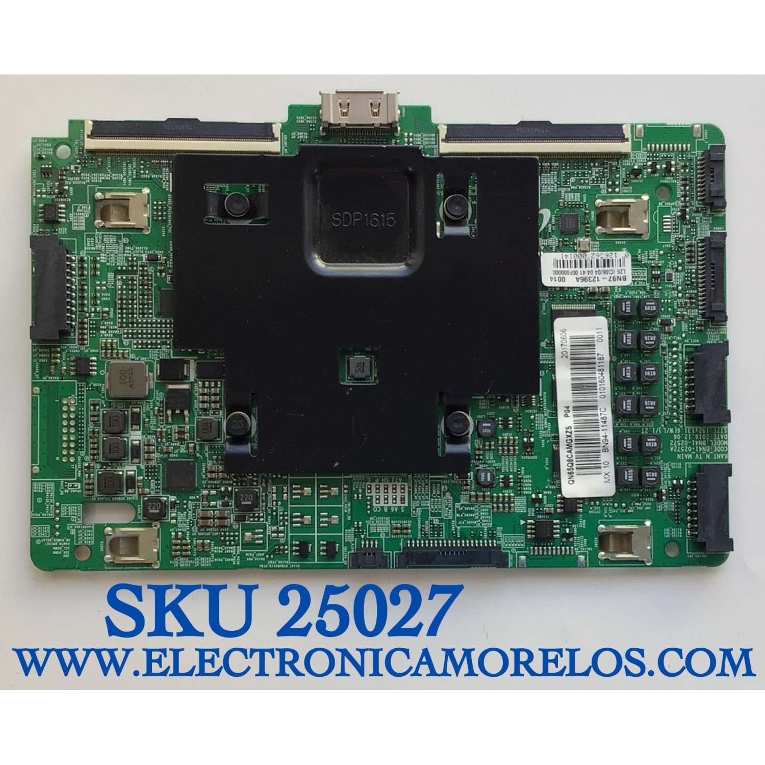 MAIN PARA TV SAMSUNG NUMERO DE PARTE BN94-11487C / BN41-02572A / BN97-12396A / BN9411487C / 20170606 / 010160481187 / MODELO  QN65Q8CAMGXZS