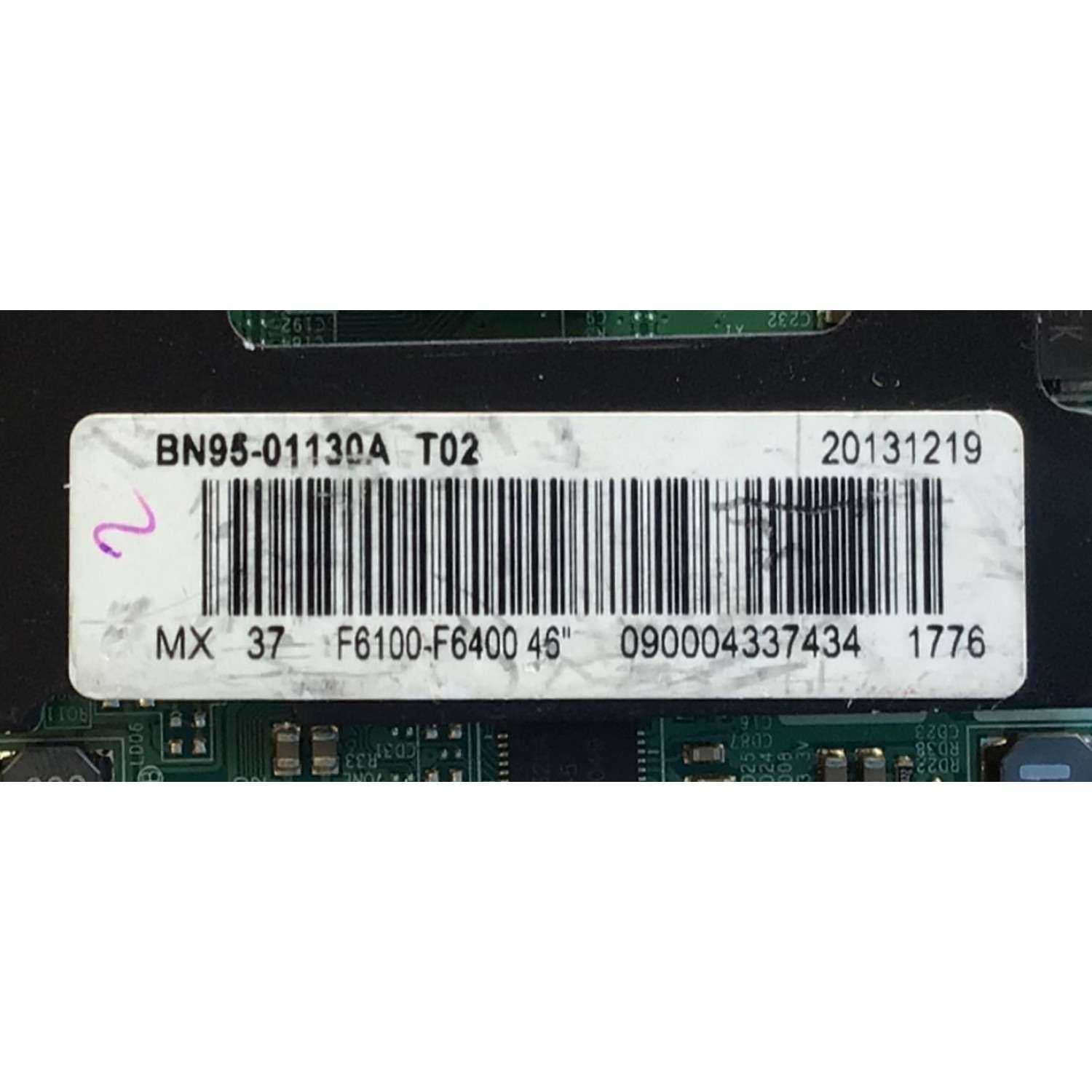 T-CON PARA TV SAMSUNG NUMERO DE PARTE BN95-01130A / BN41-02069 / BN41-02069A / BN97-07504A / BN9501130A / MODELO UN46FH6030FXZA - Imagen 3