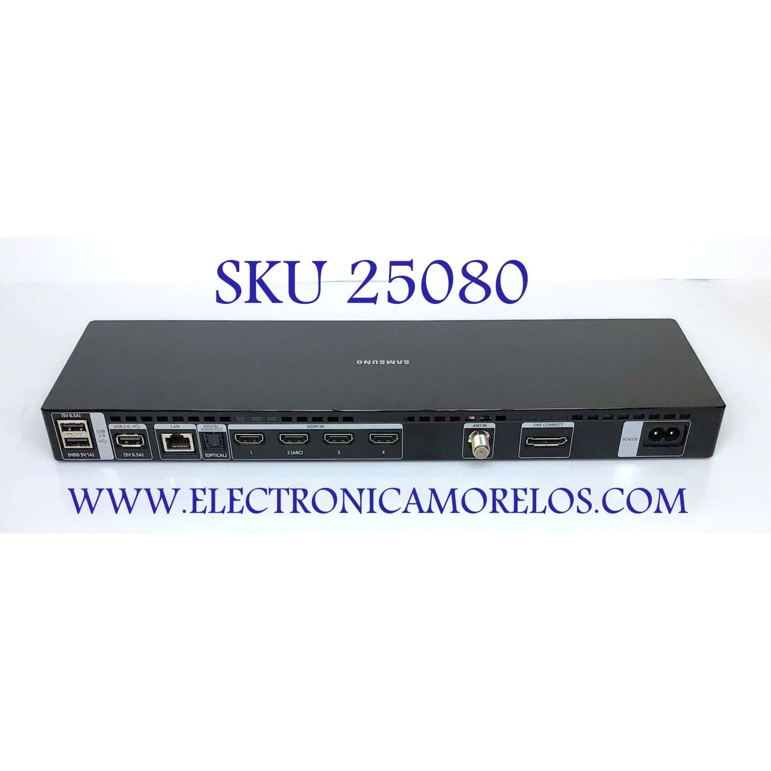 ONE CONNECT MODEL: SOC1000MA PARA TV SAMSUNG ((USADO)) NUMERO DE PARTE BN96-44628K / SOC1000MA / BN9644628K / MX10BN9644628KA650K2C0312 / MODELO QN65Q7FDMFXZA FA02 / QN65Q7FDMFXZA