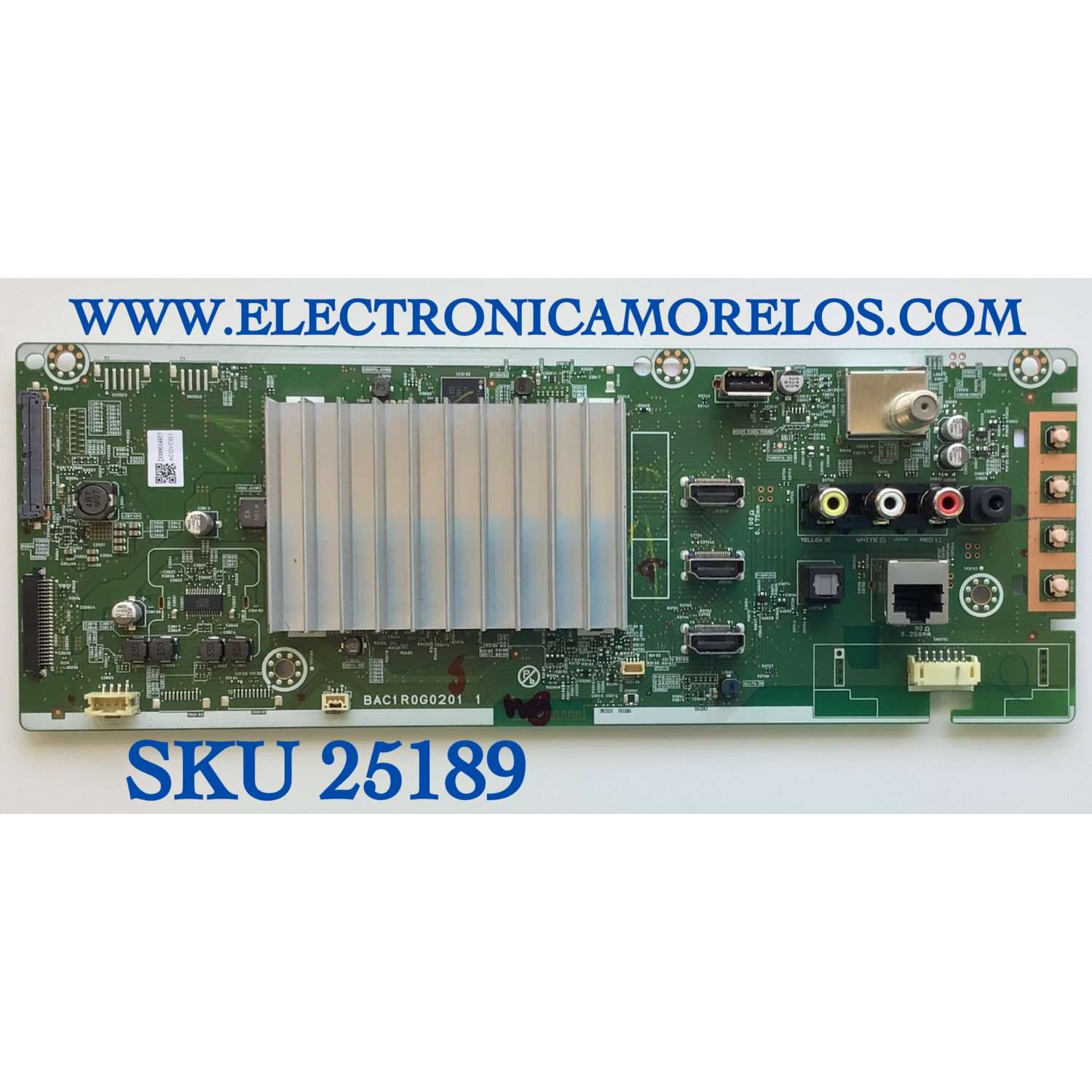 MAIN PARA TV PHILIPS NUMERO DE PARTE ACGVCU2-43UX / BAC1R0G0201 1 / D000014933 / ACGVC011 / PANEL BOEI430WQ1 / DISPLAY V430DJ1-Q01 / MODELO 43PFL5604/F7 A 