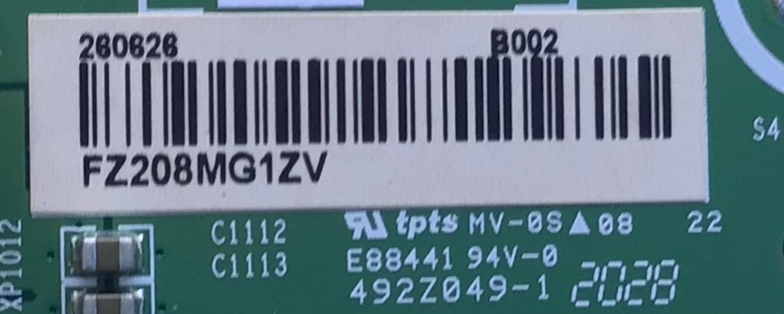 LED DRIVER PARA TV HISENSE NUMERO DE PARTE 260626 / RSAG7.820.9627/ROH / B002 / FZ208MG1ZV / PANEL HD650X6U51\S0\FJ\GM\ROH / MODELO 65H9G - Imagen 2