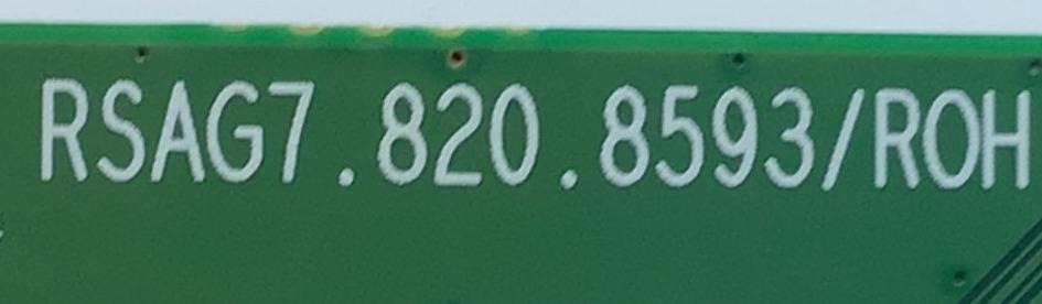 MAIN PARA TV HISENSE NUMERO DE PARTE 258485 / RSAG7.820.8593/ROH / 3TE65G2021HM / ZMZ2079358R / HU65A6180UWR(1001) / 249123 / PANEL HO650S107L-K1/CKS3A/ROH / DISPLAY HV650QUB-F90 / MODELO 65R6E1 - Imagen 3