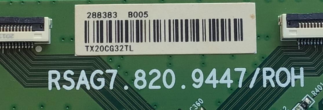 T-CON PARA TV HISENSE NUMERO DE PARTE 288383 / RSAG7.820.9447/ROH / B005 / TX20CG32TL / MODELO 50H8G - Imagen 3