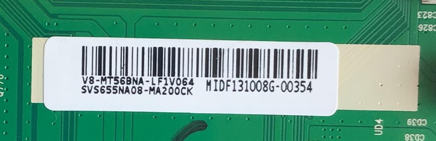 MAIN PARA TV ATVIO / SVS655NA08-MA200CK / MT56F1 / 40-5655F1-MAC2HG / V8-MT56BNA-LF1V064 / MIDF1310086-00354 / MODELO 49'' / ESTA TARJETA ES CHINA Y ES UTILIZADA EN DIFERENTES MARCAS Y MODELOS / ENTRAR A DESCRIPCIÓN DEL PRODUCTO - Imagen 3
