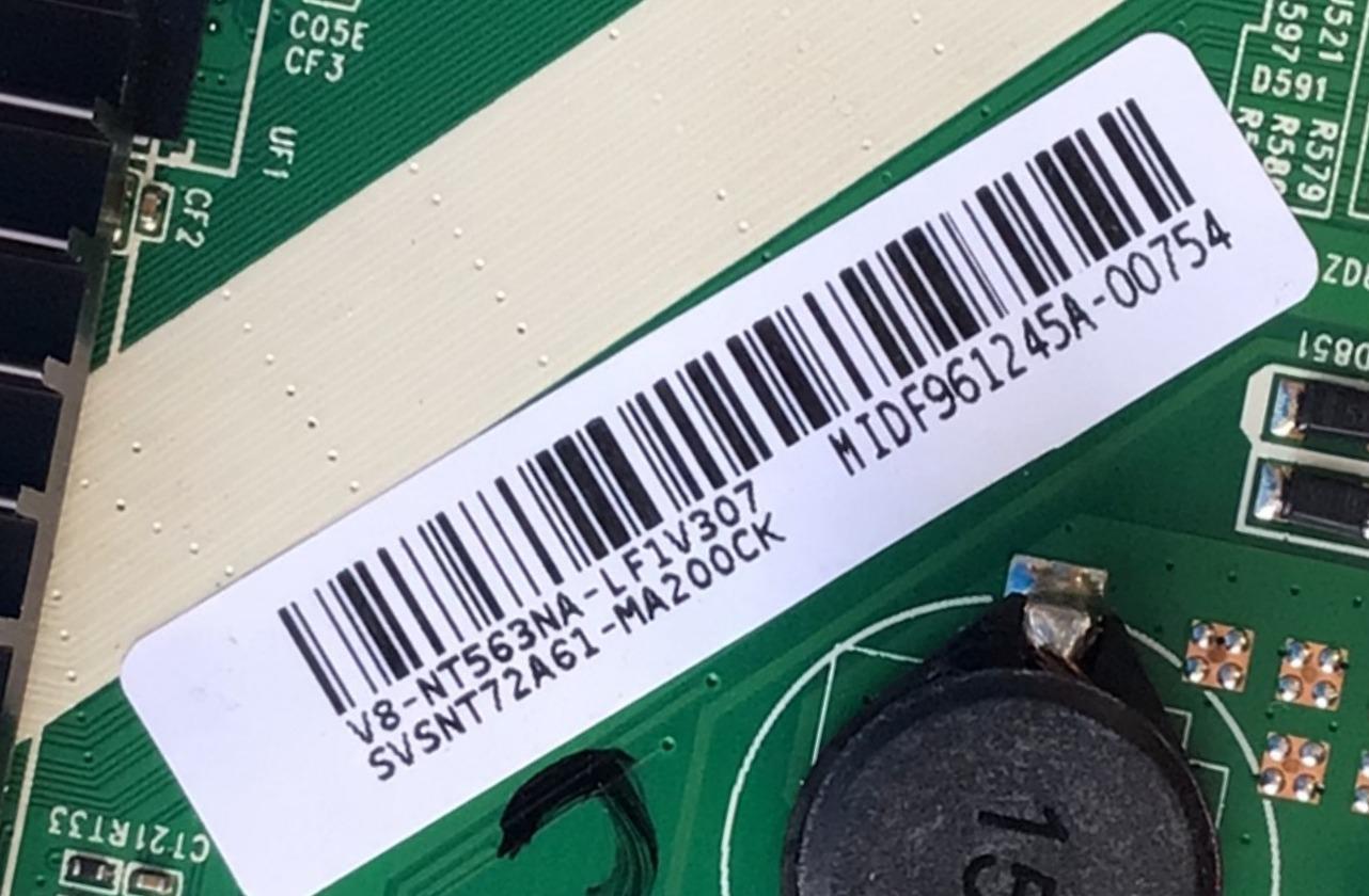 MAIN FUENTE PARA TV HKPRO / SVSNT72A61-MA200CK / 40-3NT63M-MAB2 / V8-NT563NA-LF1V307/ MIDF9612454-00754 /  TARJETA ES CHINA Y ES UTILIZADA EN DIFERENTES MARCAS Y MODELOS / HKPRO HKP32SM7/ IMPORTANTE : CHECAR EN LA IMAGEN CONECTOR P801 - Imagen 2