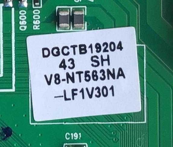 MAIN FUENTE PARA TV TCL / NUMERO DE PARTE DGCTB19204 / 40-3NT63M-MAB2HG / V8-NT563NA-LF1V301 / 20190117 / T8-3NT7201-MA200AA / MODELO DE 43'' - Imagen 2