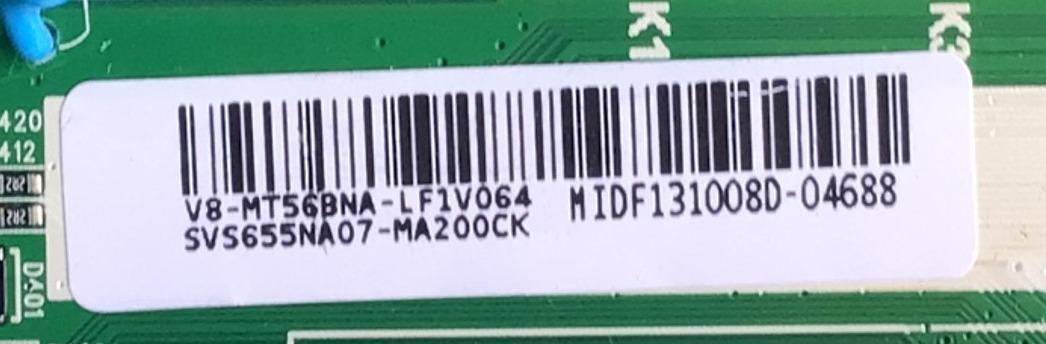 MAIN FUENTE (COMBO) PARA TV JVC  / NUMERO DE PARTE SVS655NA07-MA200CK / 40-MT56EE-MAD2HG / V8-MT56BNA-LF1V064 / MIDF131008D / MODELO SI43FS / ESTA TARJETA ES CHINA Y ES UTILIZADA EN DIFERENTES MARCAS Y MODELOS / ENTRAR A DESCRIPCIÓN DEL PRODUCTO - Imagen 3