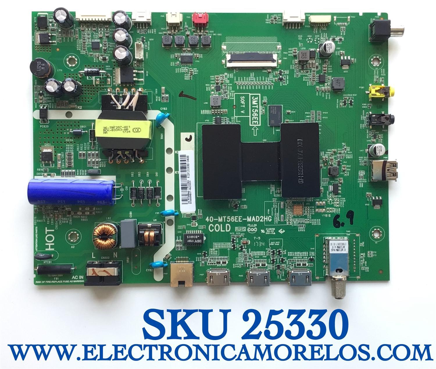 MAIN FUENTE (COMBO) PARA TV JVC  / NUMERO DE PARTE SVS655NA07-MA200CK / 40-MT56EE-MAD2HG / V8-MT56BNA-LF1V064 / MIDF131008D / MODELO SI43FS / ESTA TARJETA ES CHINA Y ES UTILIZADA EN DIFERENTES MARCAS Y MODELOS / ENTRAR A DESCRIPCIÓN DEL PRODUCTO