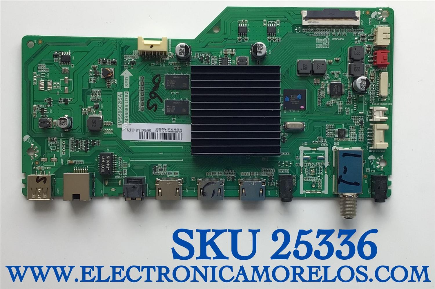 MAIN PARA TV PHILIPS / PIONEER SVS586TA18-MA200CK / 1MS586C2ISA / T.MS6586.U782 / V8-MS86MNA-LF1V194 / V8-MS86MNA-LF1V156 / DMP9001345-01879  / MODELO 55PFL5504 / 