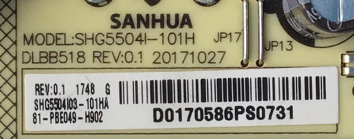FUENTE DE PODER PARA TV DAEWOO / NUMERO DE PARTE 81-PBE049-H902 / SHG5504I-101H /  KB-5150 / CQ13001090764 / SHG5504I03-101HA / D0170586PS / ESTA TARJETA ES CHINA Y ES UTILIZADA EN DIFERENTES MARCAS Y MODELOS / ENTRAR A DESCRIPCIÓN DEL PRODUCTO  - Imagen 2