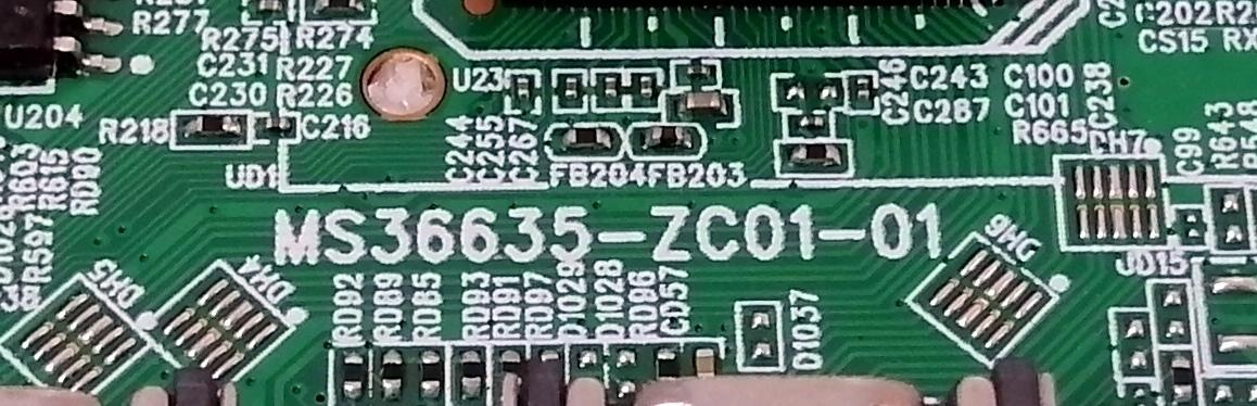 MAIN FUENTE ((COMBO)) PARA TV JVC HD / NUMERO DE PARTE 515C35533M12 /  MS36635-ZC01-01 / 20200809 / 1010424850 / M12/2010068903/15 / DISPLAY V320BJ8-Q01 REV.C1 / LT-32MAW200 - Imagen 4