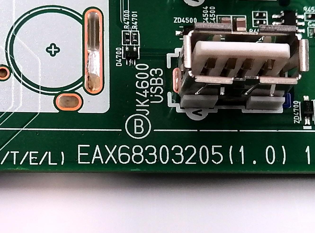 MAIN PARA TV LG OLED ((SMART TV)) / NUMERO DE PARTE EBT66085505 / EAX68303205 / 66085505 / EAX68303205(1.0) / PANEL LE770AQD (AM)(A1) / MODELO OLED77C9AUB - Imagen 3