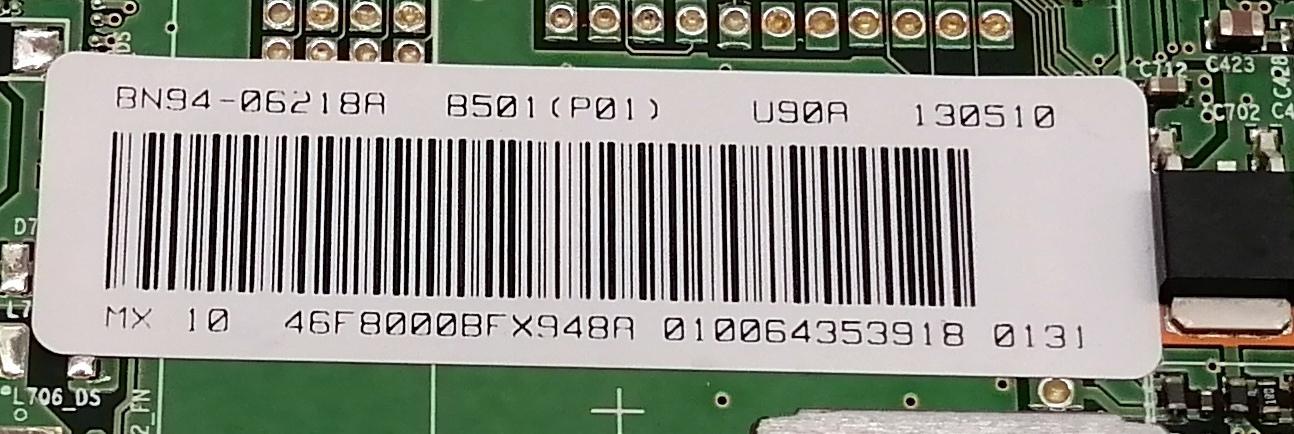 MAIN PARA TV SAMSUNG / NUMERO DE PARTE BN94-06218A / BN41-01959A / BN97-07157A / BN9406218A / PANEL CY-SF460DSLV3H / MODELO UN46F8000 / UN46F8000BFXZA TS01 - Imagen 4