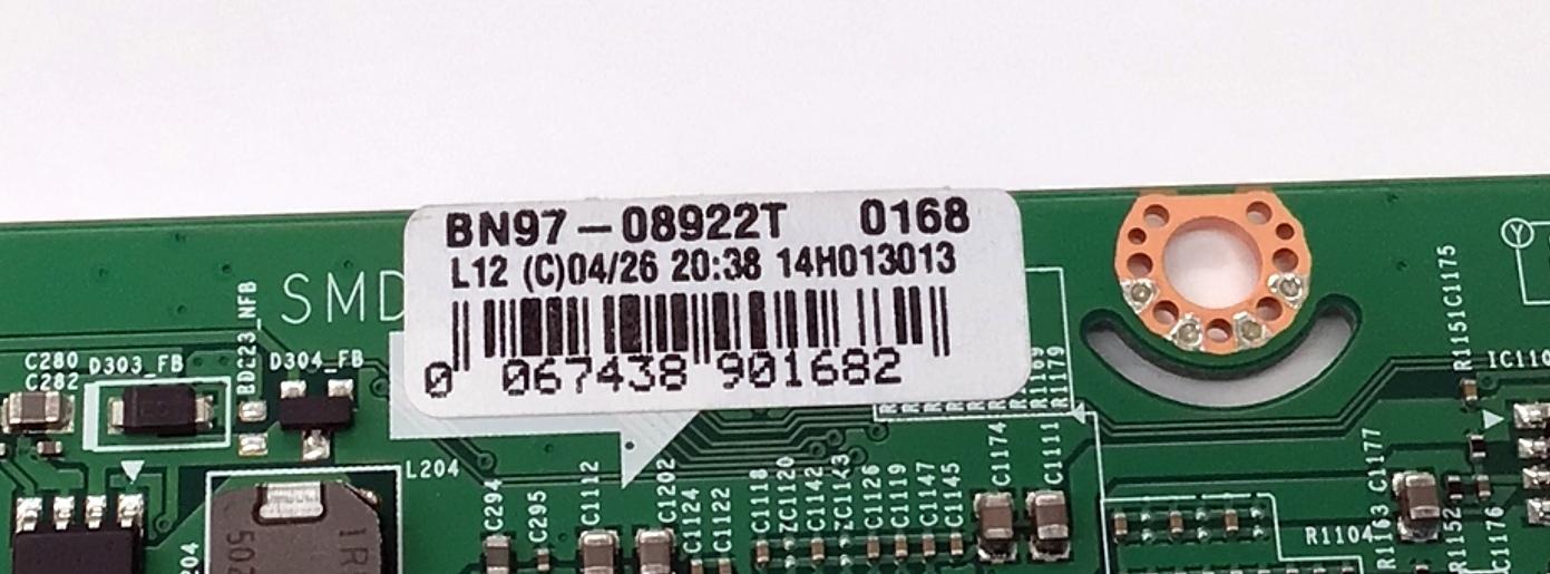 MAIN PARA TV SAMSUNG FHD ((SMART TV)) / NUMERO DE PARTE BN94-08192J / BN41-02157B / BN97-08922T / BN9408192J / MODELO UN65H7100 / UN65H7100AFXZA - Imagen 2