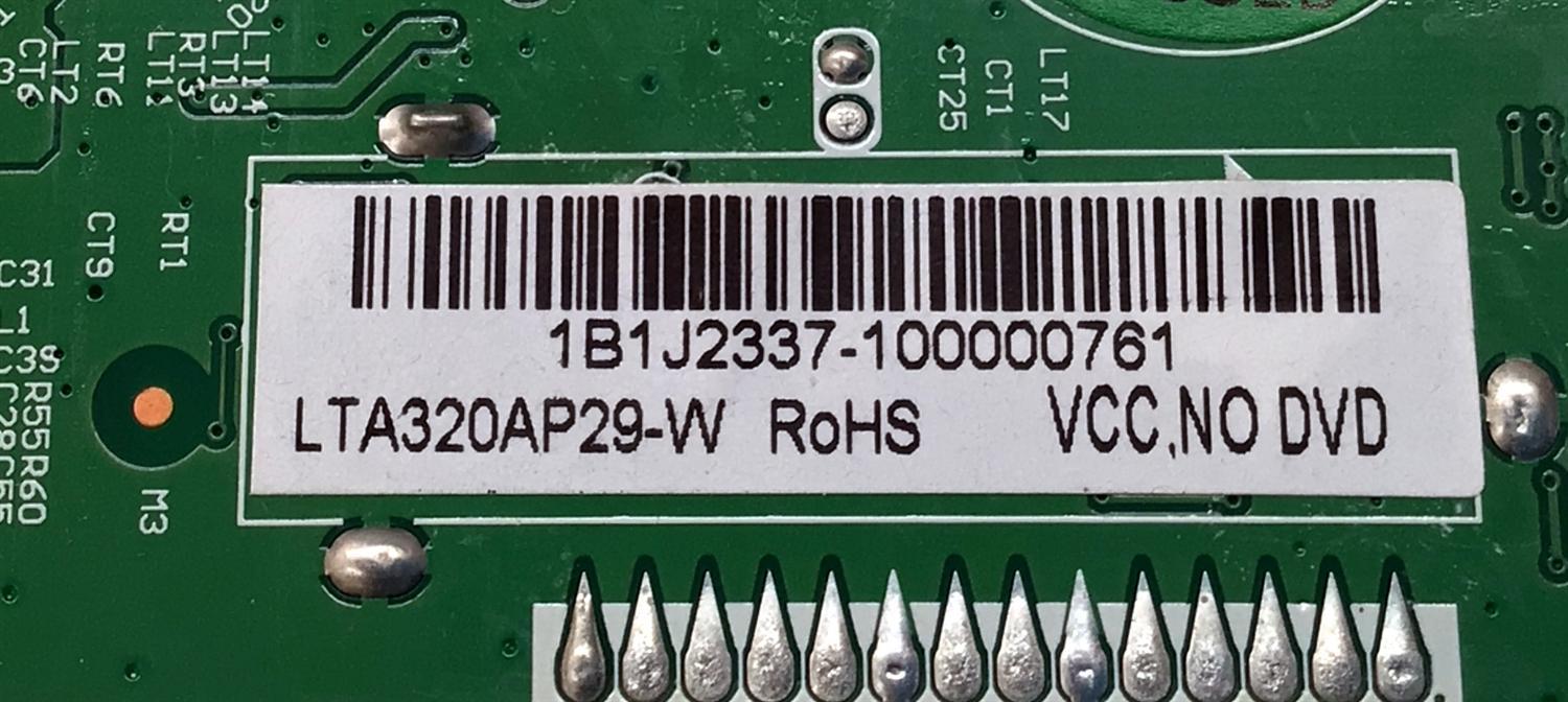 MAIN PARA TV APEX / NUMERO DE PARTE 1B1J2337 / T.RSC8.10A 11153 / LTA320AP29-W / TXACB5K00808 / T.RSC8.10A / T.RSC8.10A / PANEL V460H1-L06 / MODELO LD4688T - Imagen 3