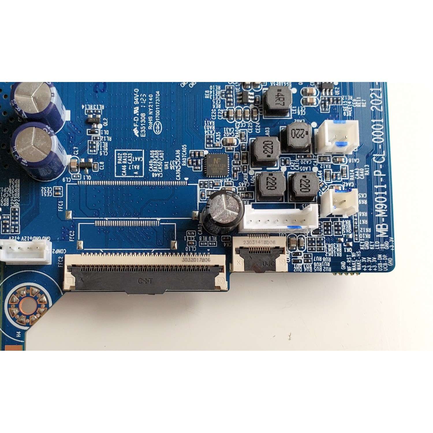 MAIN FUENTE ((COMBO)) PARA TV WESTINGHOUSE·ROKU TV HD / NUMERO DE PARTE MB-M9011-P-CL-0001 / 17001173704 / E351308 / 99B31B9M / DISPLAY V320BJ8-Q01 REV.C1 / MODELO WR32HX2210 - Imagen 4