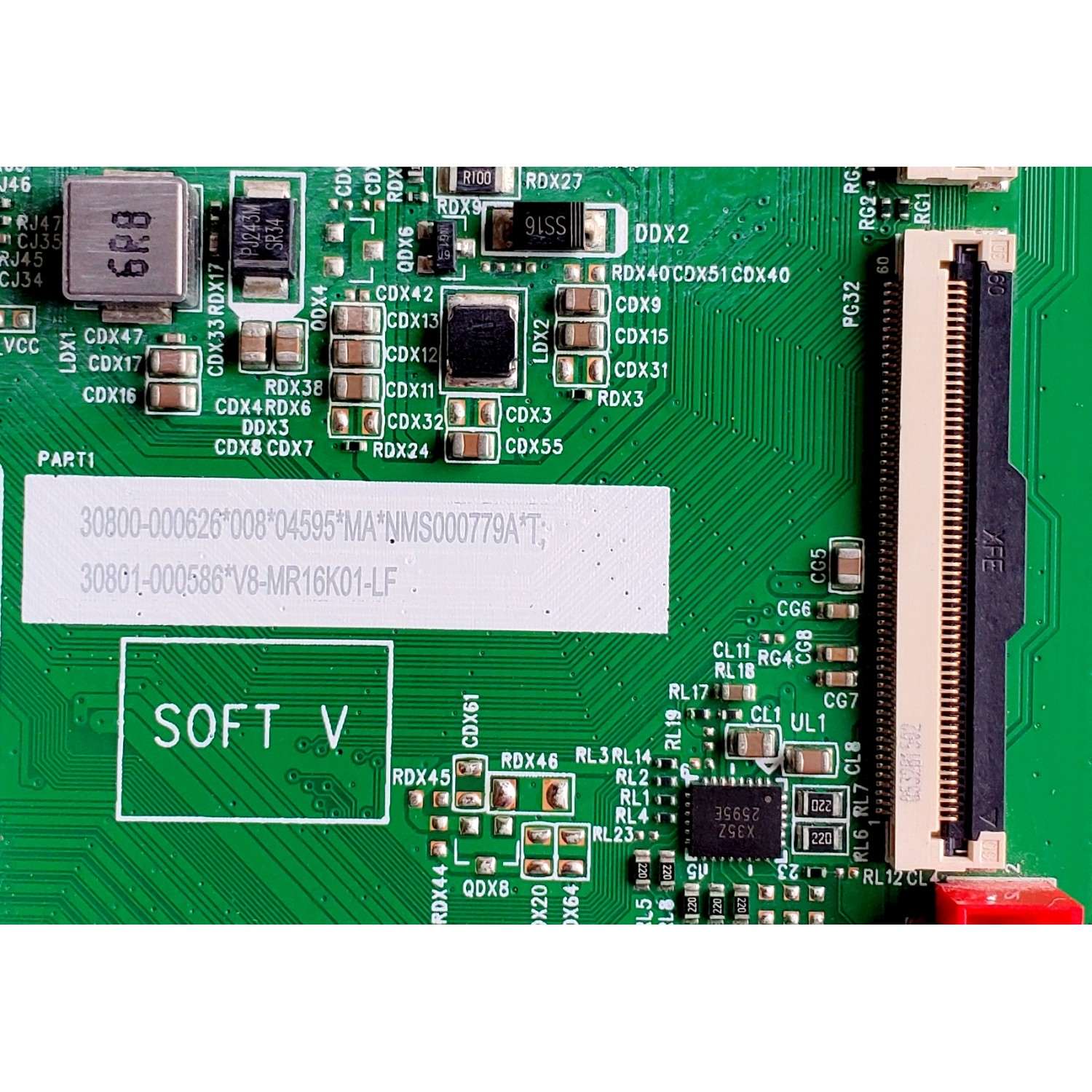 MAIN FUENTE ((COMBO)) PARA TV TCL / NUMERO DE PARTE 30800-000626 / 30801-000586 / 40-MR16T3-MPB2HG / 11602-500654 / MR16T3 / V8-MR16K01-LF / DISPLAY PT430CT02-4 VER.1.1 / MODELO 43S351 - Imagen 4