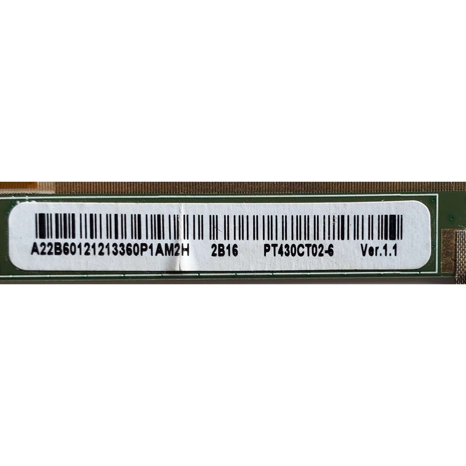 MAIN FUENTE ((COMBO)) PARA TV TCL / NUMERO DE PARTE 30800-000626 / 30801-000586 / 40-MR16T3-MPB2HG / 11602-500654 / MR16T3 / V8-MR16K01-LF / DISPLAY PT430CT02-4 VER.1.1 / MODELO 43S351 - Imagen 2
