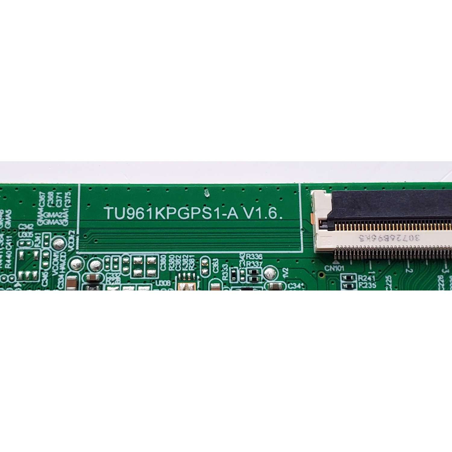 T-CON ORIGINAL PARA TV / NUMERO DE PARTE CC580PV6D / TU961KPGPS1-A V1.6. / CC580PV6D<4K> / 202310170001732 / TU961KPGPS1-A V1.6 / DISPLAY CC580PV6D VER.01 / MODELO QUASAR Q58USE1 58'' PULGADAS - Imagen 3