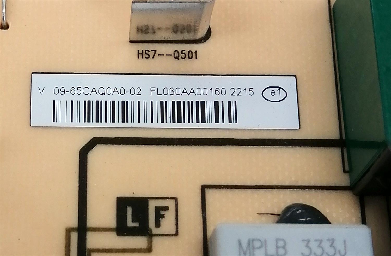 FUENTE DE PODER PARA TV VIZIO / NUMERO DE PARTE 09-65CAQ0A0-02 / 1P-120CX00-1011 / FL030AA00160 / 0965CAQ0A002 / PANEL SD650FUZ-1 / MODELO M65QXM-K03 - Imagen 2