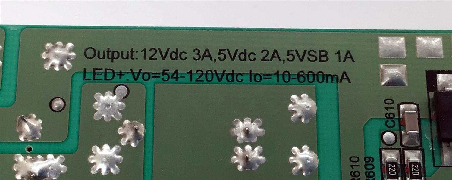 FUENTE DE PODER PARA TV SHARP ORIGINAL / NUMERO DE PARTE 9012-112160-168020N4-S / K-P168-SO4 / K-P168-S04 / 4702-KP168S-A2133D31 / 9012-112160-168020N4 / P0Q23040710 / PANEL K650W / MODELOS 4T-C65EL8UR / WR55UT4212 / 100012587 65 PULGADAS / 4T-C58EL8UR - Imagen 5
