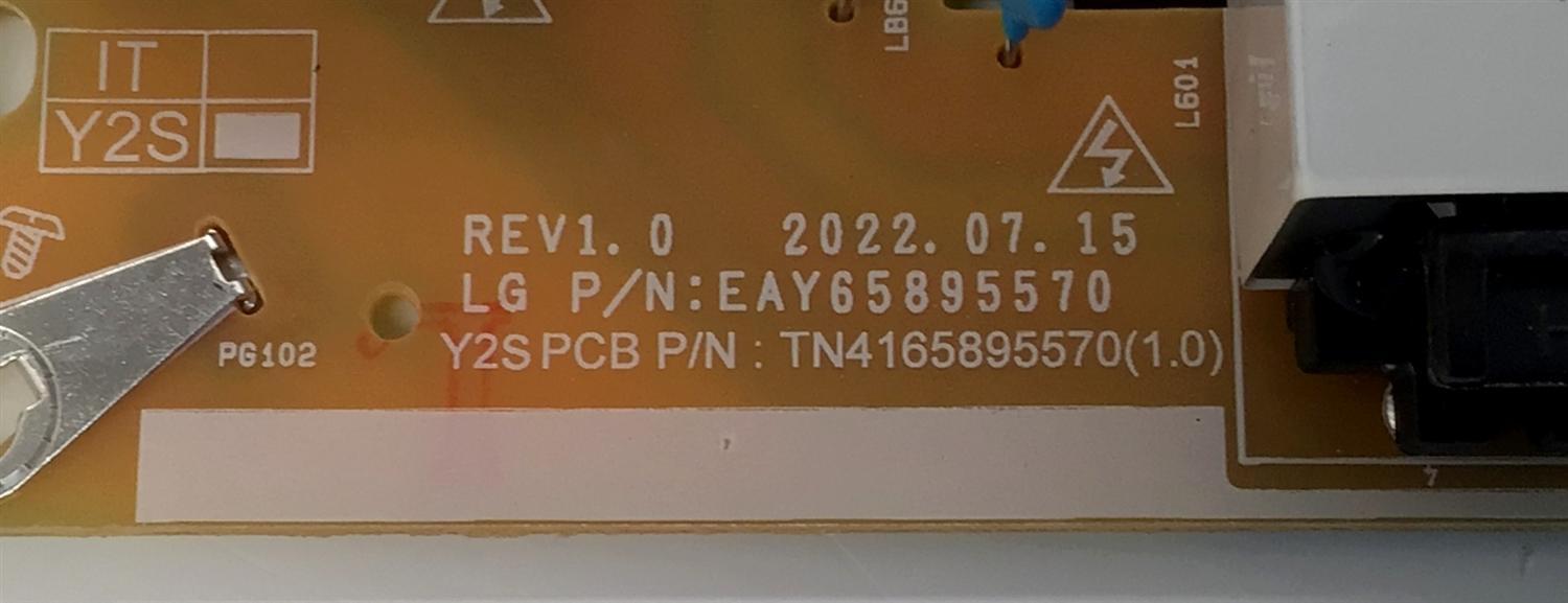 FUENTE DE PODER ORIGINAL PARA TV LG / NUMERO DE PARTE EAY65895570 / LGP50AT-22U1 / TN4165895570 / 65895570 / TN4165895570(1.0) / PANEL NC500TQG-VXKHC / DISPLAY V500DJ7-QE1 B REV.C9 / MODELOS 50UR7800PSB / 50UR8000AUA / 50UM670H0UA / 50UR7800PSM - Imagen 4