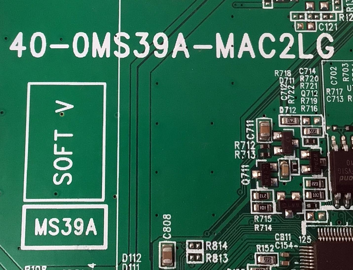 MAIN PARA TV TCL / NUMERO DE PARTE T8-48NA1W-MA1 / 40-0MS39A-MAC2LG / 40-OMS39A-MAC2LG / V8-MS39ARN-LF1V005 / MS39A / 201613K96FFSKACE / GTO000193A / PANEL LVF480CS0T E33 V1 / DISPLAY ST4761B02-1 VER2.1 / MODELO 48FD2700 / 48FD2700LBAA - Imagen 3