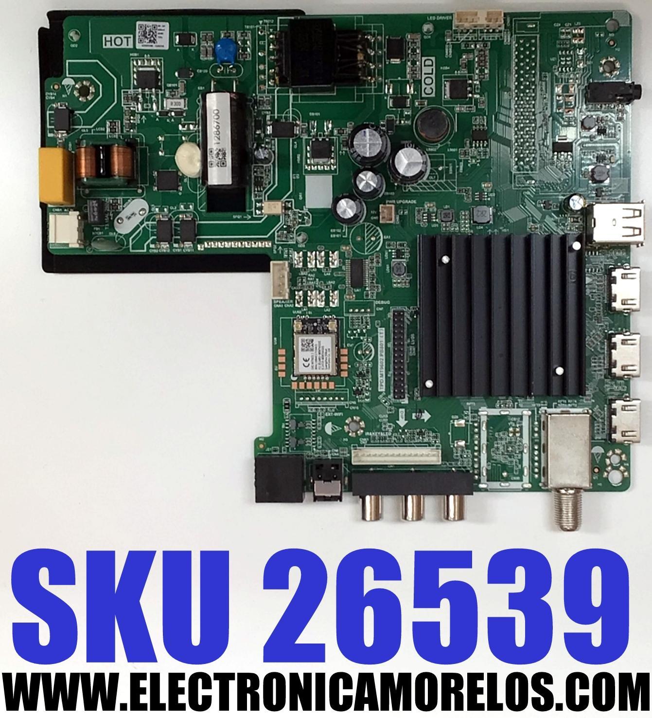 MAIN FUENTE ((COMBO)) PARA TV EVL ((VIDAA)) / NUMERO DE PARTE TPD.MT9602.PB801 / C2302-071 / 1.2.10100002208 / A230310268 / 1286700 / PANEL T320XVN02.H / MODELO 32EVLSM