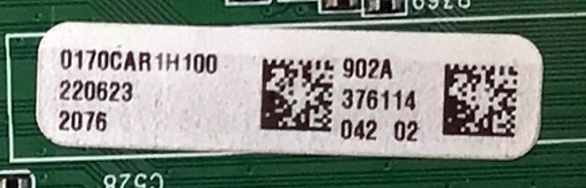 MAIN PARA TV VIZIO ORIGINAL 4K UHD HDR SMARTCAST / NUMERO DE PARTE 0170CAR1H100 902 / Y8389902C / 1P-0216C00-4010 / 1P-0216X01-4010 / 0170CAR1H100 / PANEL SD650DUZ-1 / DISPLAY JR645R3HA3L / MODELO V655M-K03 / V655M-K03 LFTVM8LY - Imagen 3