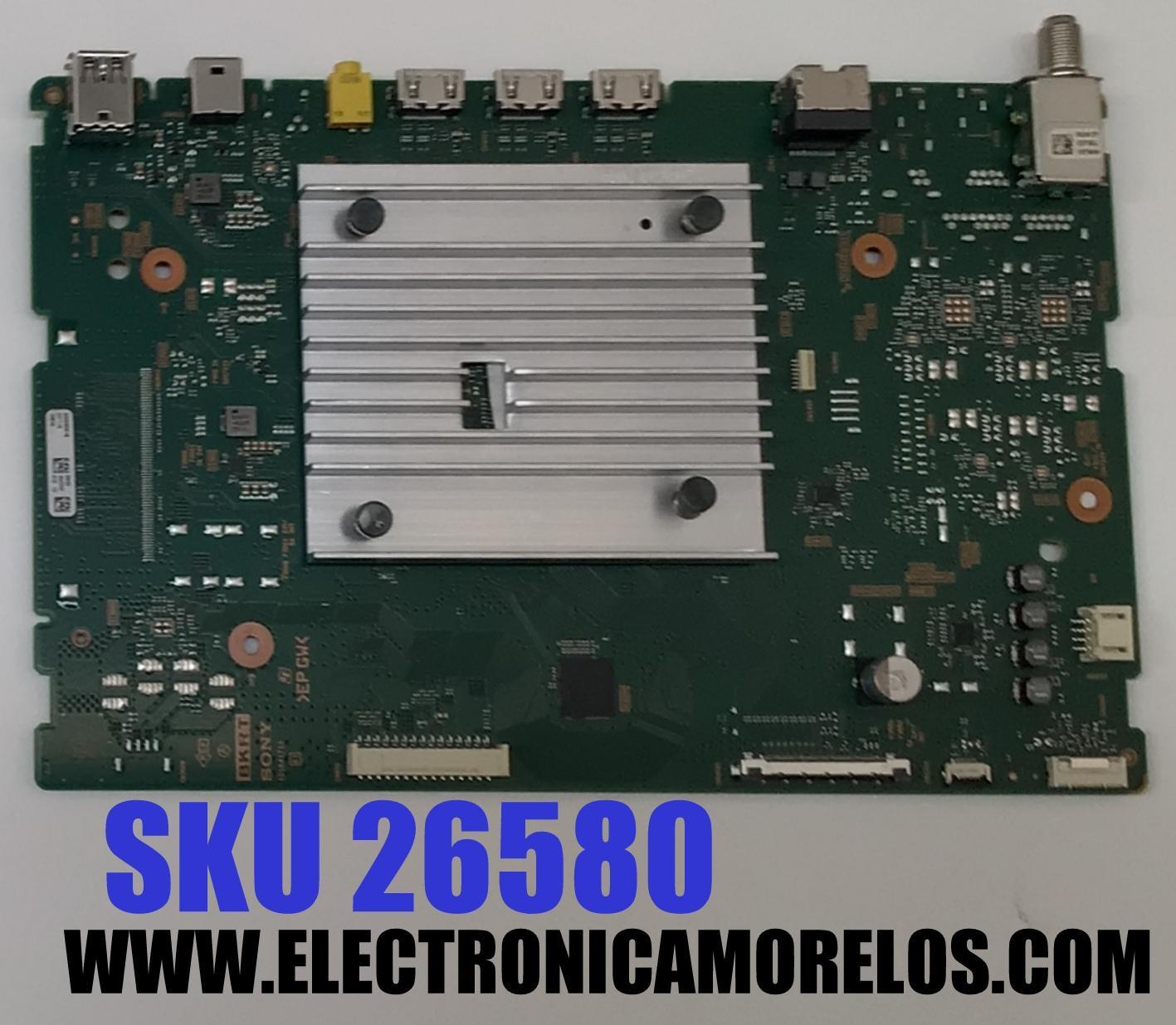 MAIN ORIGINAL PARA TV SONY BRAVIA 4K UHD HDR GOOGLE TV / NUMERO DE PARTE  A5059081B 684 / 101641711 / A-5059-081-B 684 / A-5059-085-B / A5059081A / PANEL BOEI550WQ1 / DISPLAY HV550QUB-F1L / MODELOS KD-55X77CL / KD55X77CL