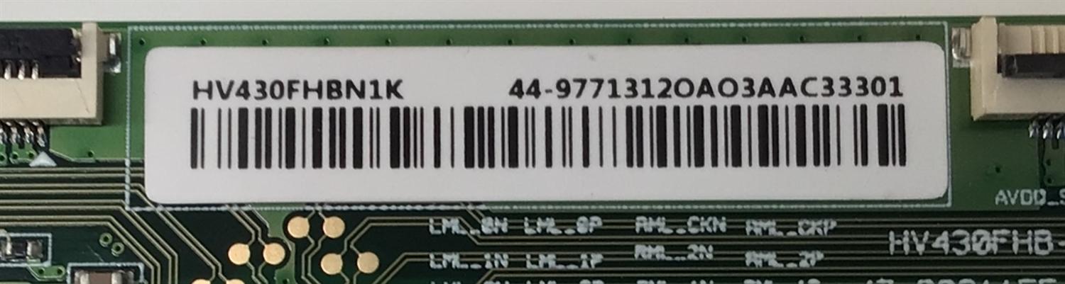 T-CON PARA TV SONY / NUMERO DE PARTE 44-97713120 / 44-9771312O / 47-6021155 / HV430FHB-N1K  CPCB / HV430FHBN1K / 44-97713120A / 44-9771312OA / DISPLAY HV430FHB-N1K / MODELO KDL-43W660G / KDL43W660G - Imagen 2