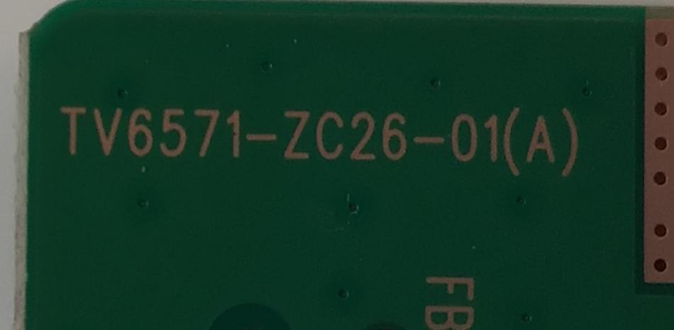 T-CON PARA TV ONN / NUMERO DE PARTE 513C6571M02 / TV6571-ZC26-01(A) / 303C6571231 / 2E18372A0 / 20240511 / 2010133865 / M02/2629-02329 / DISPLAY HV650QUB-F71 / MODELO 100012587 (65") - Imagen 3