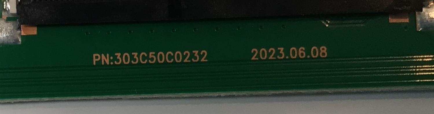 T-CON PARA TV ONN / NUMERO DE PARTE 513C50C0M61 / TV50C0-ZC26-01(B) / 303C50C0232 / M61/2652-03377 / 2130005752 / 20240224 / DISPLAY JR645R3HA3L / MODELO 100012587 (65") - Imagen 4