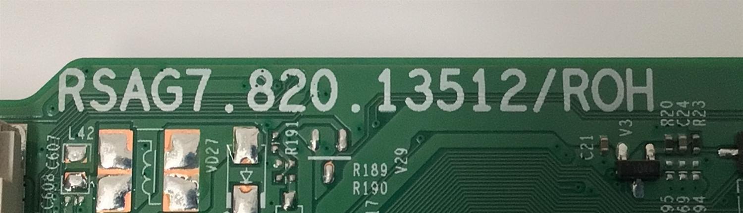 MAIN PARA TV HISENSE 4K·UHD·ULED ((GOOGLE TV)) / NUMERO DE PARTE 349861 / RSAG7.820.13512/ROH / 344468 / 55E85GUA / EN0606 / PANEL HD550Z6U53-TALGB5 / DISPLAY T550QVN10.A / MODELO 55U8K - Imagen 2